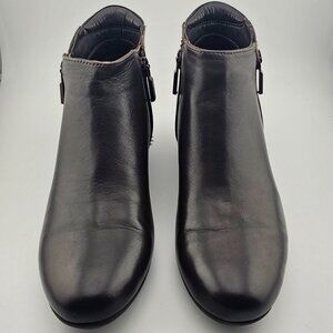 Trotters Major Ankle Boots Dark Brown Women's 6.5N